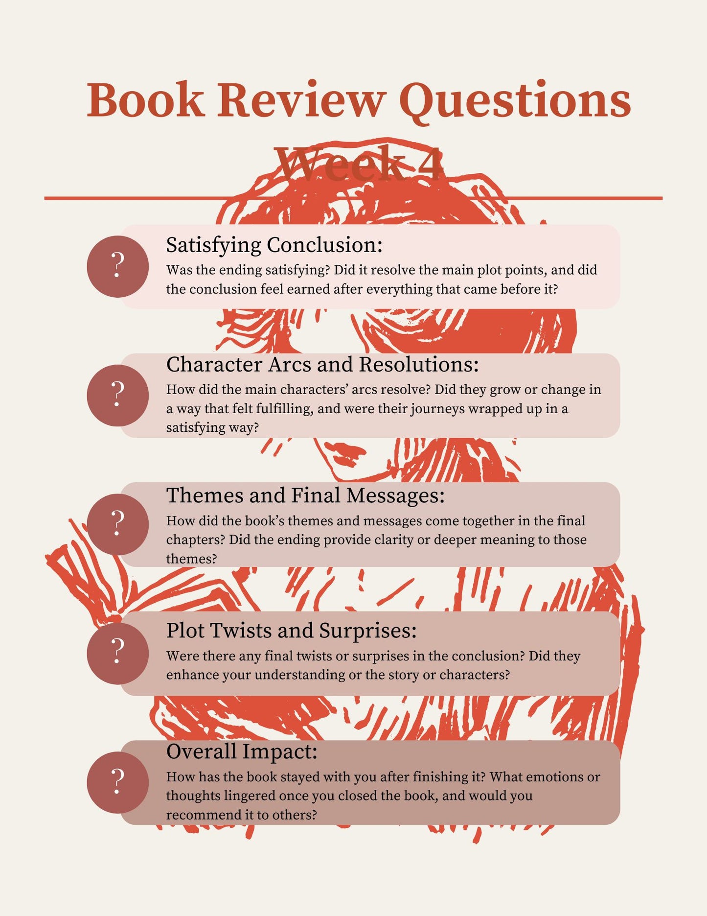 Book Club Discussion Starter Kit