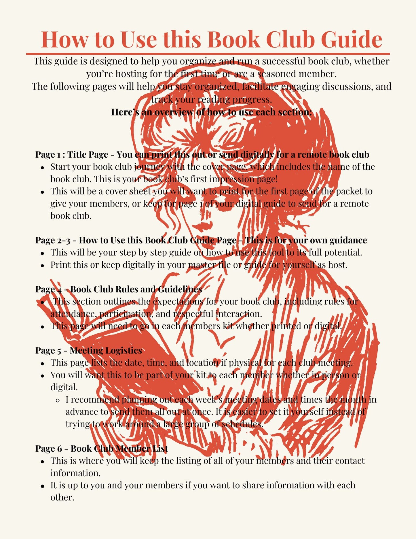 Book Club Discussion Starter Kit