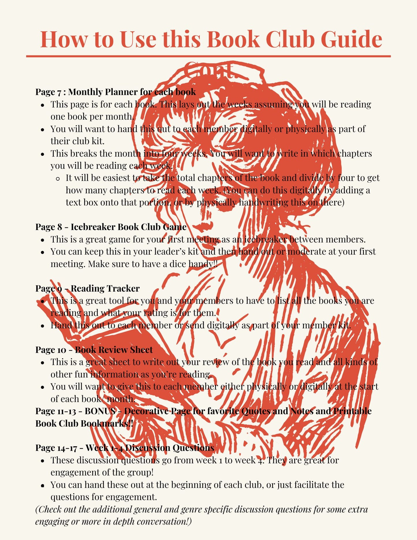 Book Club Discussion Starter Kit