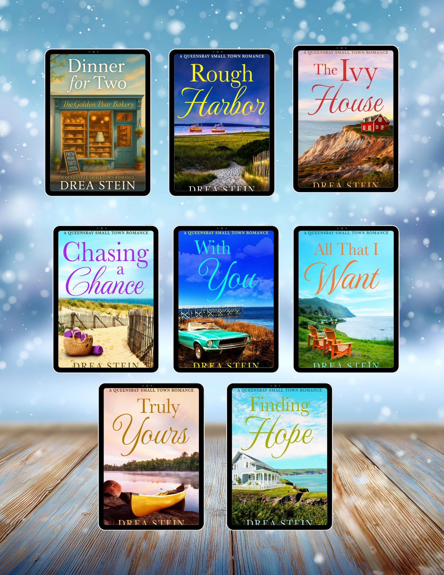 Queensbay Small Town Romance Series Books 1-8 Flash SALE