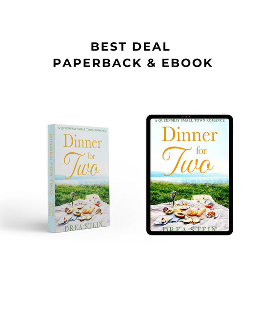 Dinner For Two Paperback and EBook Combo